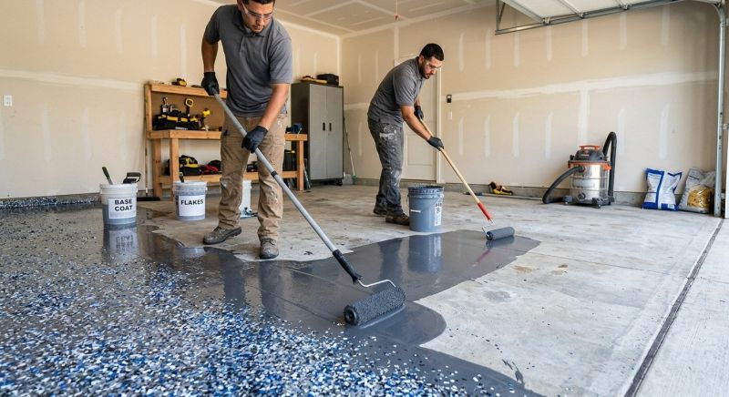 Epoxy Flooring Installation in Woodbridge, VA